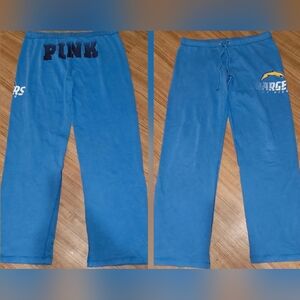 Victoria's Secret PINK Y2K NFL San Diego Chargers Flare Sweatpants Size M
